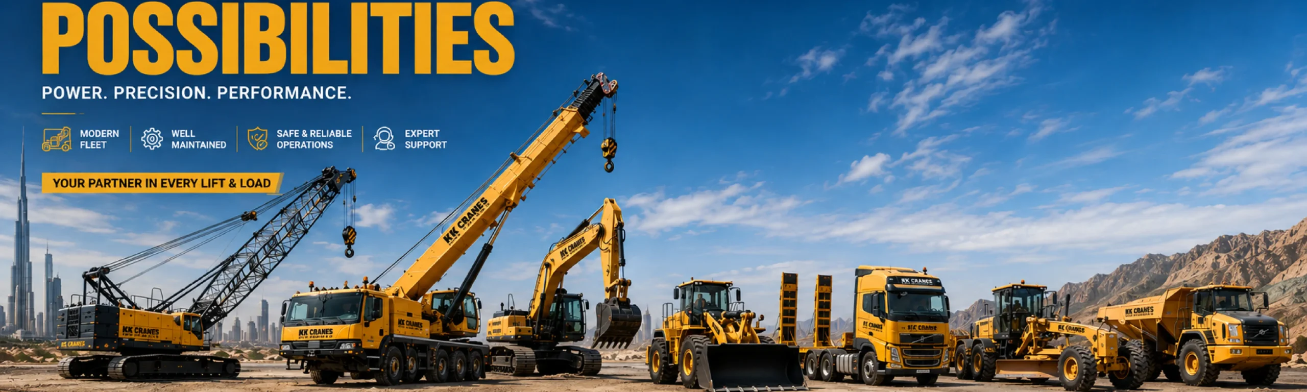 KK Cranes Heavy Equipment
